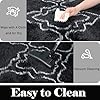 Amazon.com: PAGISOFE 7x10 Black Fluffy Living Room Large Rugs,Fuzzy ...