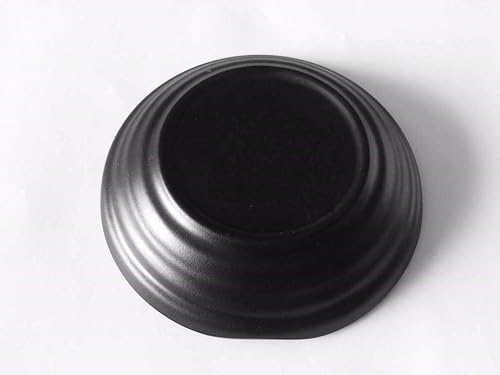 Miniatura 3 de Lucky Star (redondos, melamina Platos Cena Plato Plato de aperitivo Side para aperitivos, 4," 5," 6," Negro, borde ondulado, 4 pulgadas, Negro