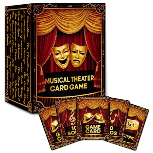201Pcs Musical Theater Card Game Trivia Party Game Cards Fun