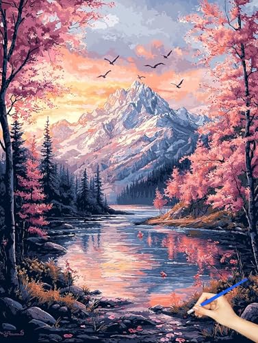 G i hG R Paint by Numbers io[yCg q S DIY Cheerful Painting H| |ph ANLbg l̂߂̃NGCeBuȎ av[g z[ ItBX̕Ǒ