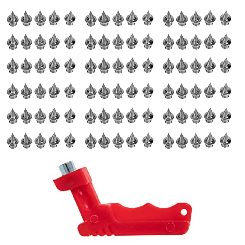 LUOZZY Tênis esportivo pregos para atletismo tênis esportivo pregos Sprint, pontas (A)