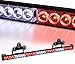 V-SEK 28 LED 31.5" Hazard Emergency Warning Tow Traffic Advisor Flash Strobe Light Bar with Cigar Lighter and Suction Cups (White/Red)