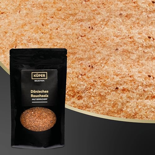 Küper Selection - Dänisches Rauchsalz – kaltgeräuchertes Meersalz - 250g Salz-Packung