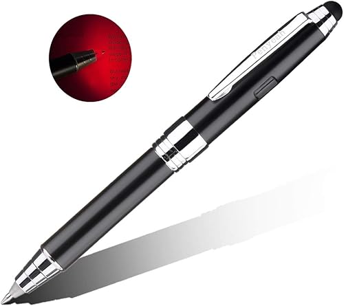 Miniatura 7 de Penyeah Linterna LED, luz para bolígrafo con punta de lápiz capacitivo, multifuncional, pantalla táctil capacitiva, útil para tocar leer o escribir,