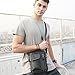 Men's Small Shoulder Bag, Genuine Leather Bag, Retro lightweight Cross Body Everyday Satchel Bag for Business Casual Sport Hiking Travel