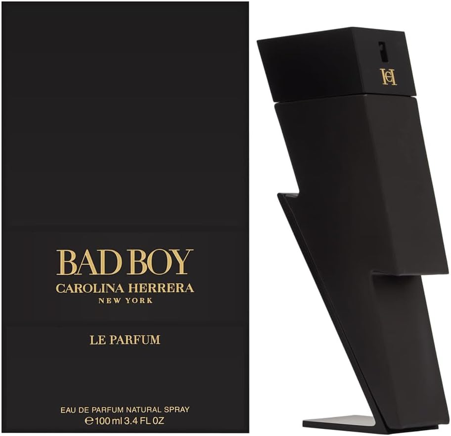 Carolina Herrera Bad Boy for Men Le Parfum Spray, 3.4 Ounce (New 2021)