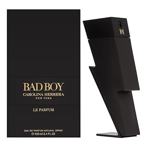 Carolina Herrera Bad Boy Le Parfum Spray para hombre, 3.4 onzas (nuevo 2021)