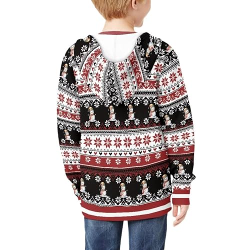 Boys Girls Hoodies Zipper Sweatshirt Long Sleeve Hoodie Sweatshirt with Pockets Pullover Tops Sweaters4