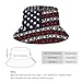 XUTSAKDCJ Packable American Weed Flag Bucket Hat for Women Summer Travel Fisherman Cap,Fashion Print Beach Fisherman Hats