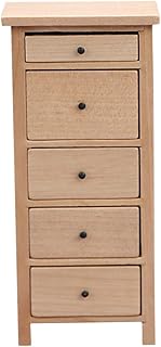 Totority Mini Armário De Móveis Decoração Amadeirada Mesa De Cabeceira Gaveta Móveis Em Miniatura Playhouse Móveis De Madeira Mini Móveis De Brinquedo Mini Gaveta De Madeira Mini Armário