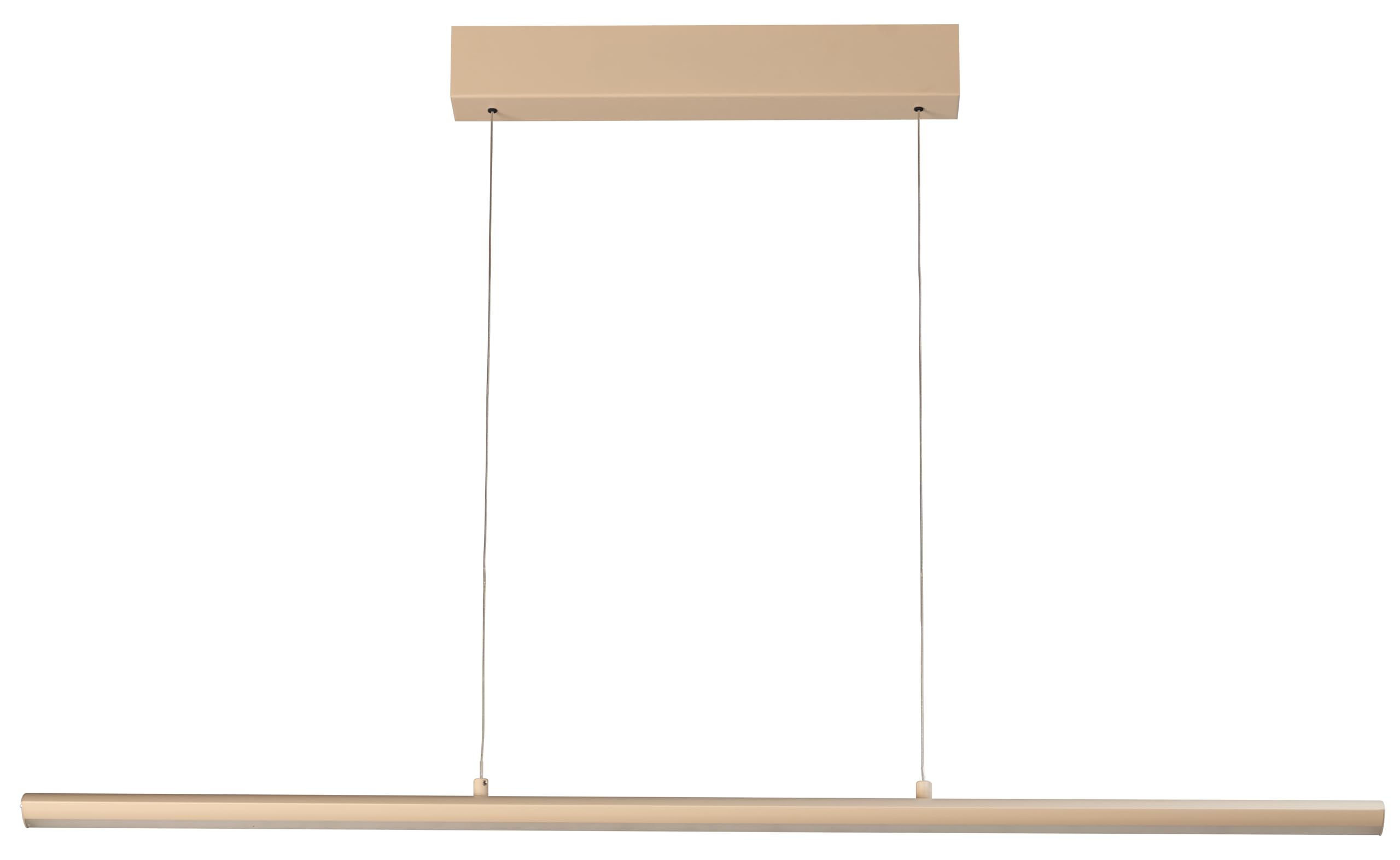 Borena Lampe suspendue sable 113cm à intensité variable et température LED réglable