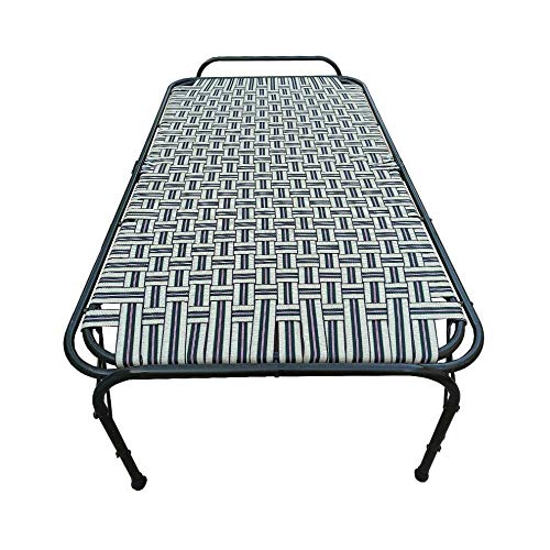 Image of Double Pipe Folding Bed Size 36 X 72 | Folding Bed for Sleeping Purpose | Extra Strong (36 inch X 72 inch)