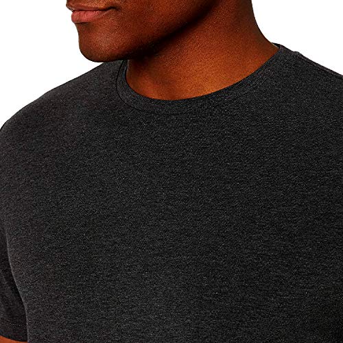 Kit com 5 Camisetas Masculina Básica Algodão Premium (Branco Preto Chumbo, G)