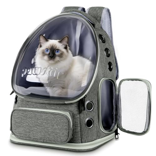 15 Best Pet Carriers for Hiking in 2026 23 Pawstrip Cat Backpack Carrier with Large Space Bubble Window, Airline Approved Breathable Pet Carrier for Small Dogs Cats up to 15lbs, Foldable for Travel Hiking & Outdoor Use