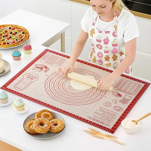 ANSOTHIN Silicone Pastry Mat 20x28