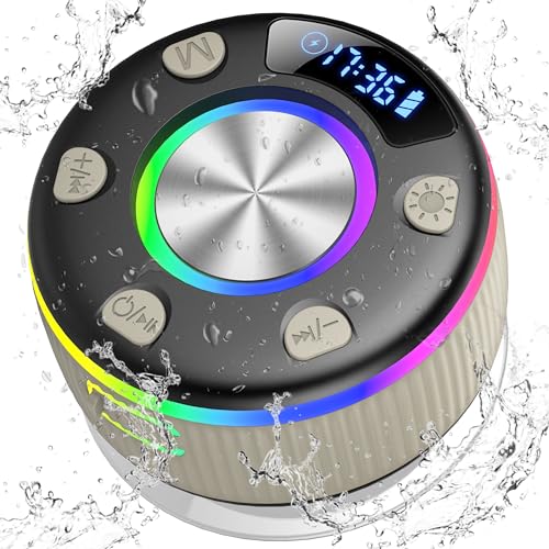 PRSCFUM Cassa Doccia Bluetooth 5.3, Cassa