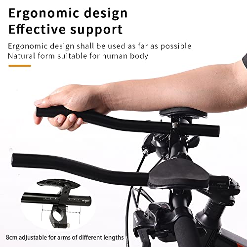 Aero Bars For Road Bike Adjustable Profile Designs Aero Bars ，For Triathlon Aluminum Cycling Aerobars For Mountain Bike #TOP5