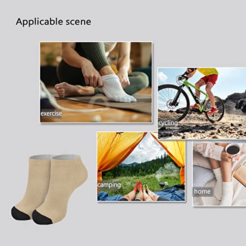 Kehuasw Sandy Cotton Socks For Men Casual Sock Men's Hidden Socks Trendy High Ankle Socks For Boy #TOP6