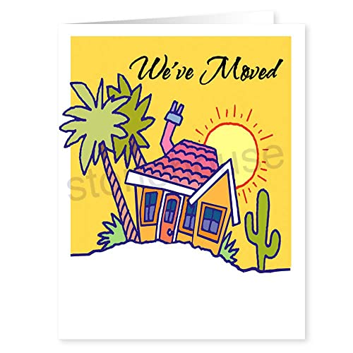 Image of Stonehouse Collection | Customize We've Moved Note Card | 24 Personalized Boxed Cards & Envelopes (Personalized)
