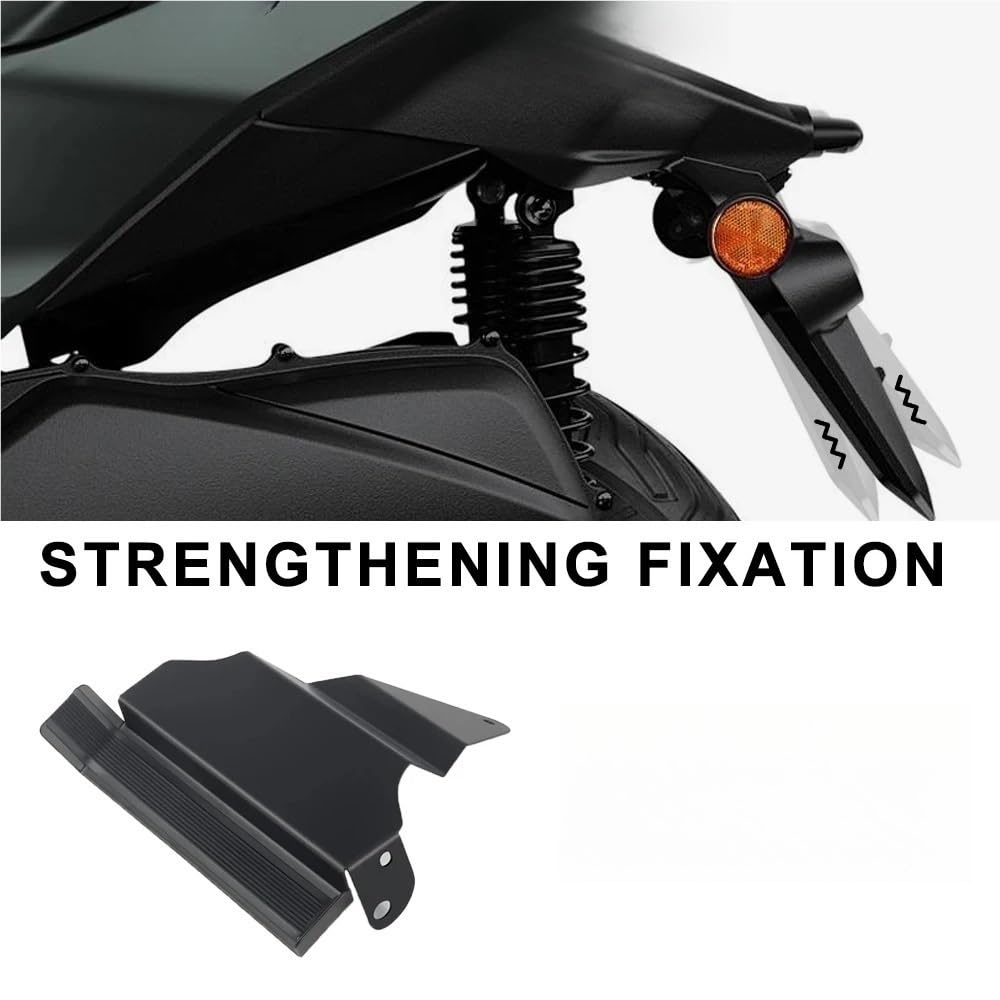 Portatarga Staffa di supporto triangolo rinforzo targa accessori moto adatta per XMAX 300 2023 2024 2025