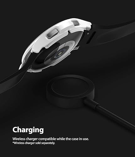 Miniatura 9 de Ringke Funda delgada 2 unidades compatible con Samsung Galaxy Watch 4 Classic de 1.654in, Watch4 Classic Bisel Solo marco Cubierta rígida de PC