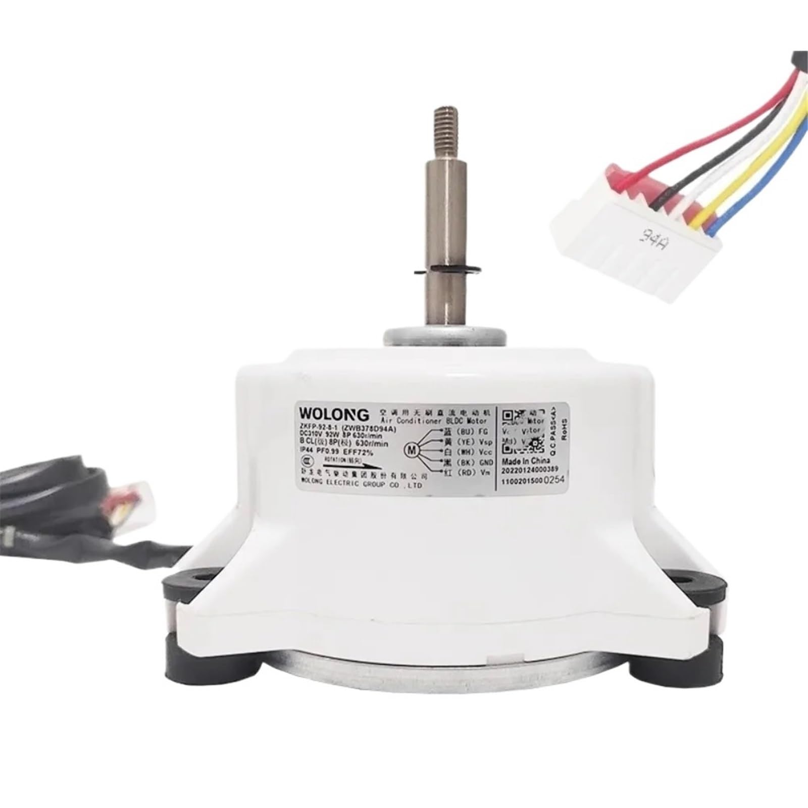 BONZMXDKHQ 1pcs ZKFP-92-8-1 ZWB378D94A Indoor Unit DC Fan Motor Air Conditioner Conditioning Spare Parts