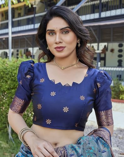 Image of Yashika Women's Banarasi Kanjivaram Art Silk Saree Set with Blouse |saree for Women | Saree | New Sari | Saree