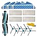 Accessoires pour Robot Aspirateur Cecotec Conga 1490 Pièces Détachées Pack de 1 Brosse Principale, 4 Filtres Hepa, 6 Brosses Latérales, 3 Chiffons de Vadrouille