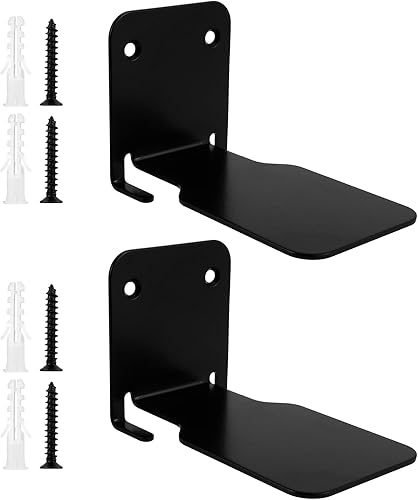 Txkrhwa 2 estantes flotantes invisibles montados en la pared, estantes de almacenamiento de metal ocultos, estantes de almacenamiento de libros que