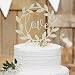 Produktbild Kuchen-Aufsatz Love / Kuchen-Stecker / Torten-Aufsatz aus Holz / Hochzeits-Deko / Kuchen-Deko / Hochzeits-Torte / Cake Topper