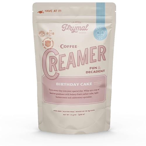 Birthday Cake Coffee Creamer - Keto Friendly Sugar Free Non-Dairy