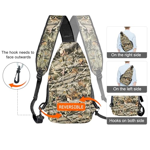 Bolso Sling Camuflado para Senderismo y Paseos miniatura 4