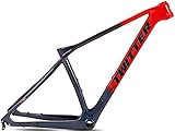 Carbon Fiber Frame 27.5er 29er Hardtail Mountain Bike Frame 15''/17''/19'' Internal Routing Disc Brake Frame QR 135mm XC AM