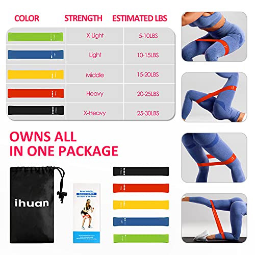 Ihuan Resistance Loops Bands Set For Legs And Butt thumb #6
