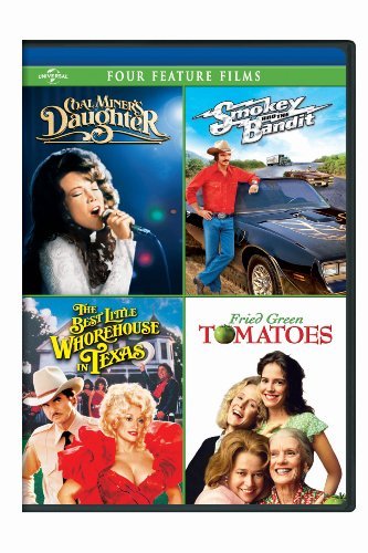 Coal Miner's Daughter / Smokey and the Bandit / The Best Little Whorehouse in Texas / Fried Green Tomatoes Four Feature Films by Burt Reynolds