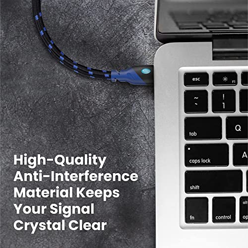 Aurum Ultra Series High-Speed Hdmi Cable With Ethernet - Braided 35 Ft Hdmi Cable Extender Supports 3D And Audio Return Channel Up To 4K Resolution - Compatible With Tv, Pc, Laptops, Ps3-2 Pack #TOP2