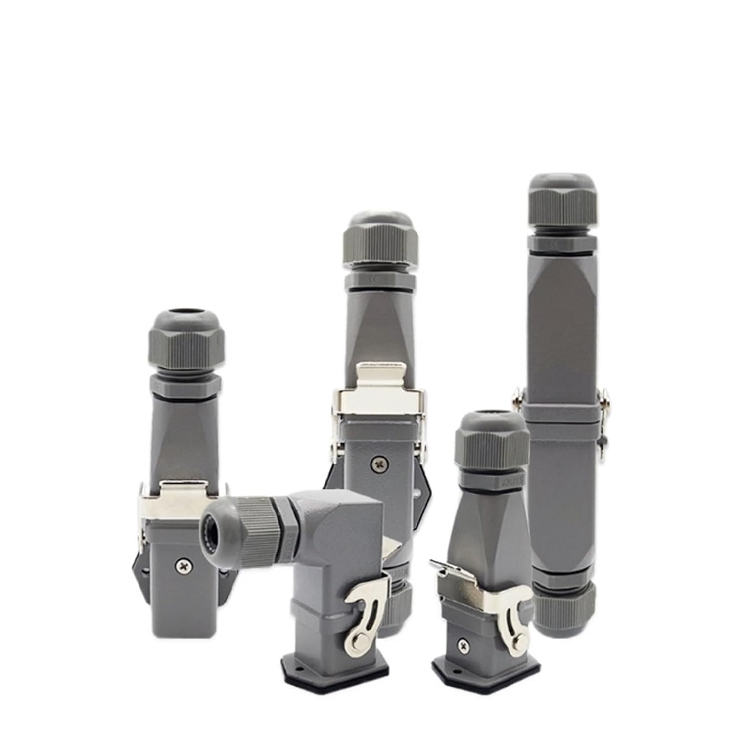 Heavy Duty Connector Kit 4/5/6/8 Core Pins Male&Female Insert HDC-HA Rectangular Aviation 1Pcs(WHA08DJ)