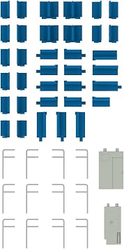 Plum Semi-Cross Seat Interior Se A Blue 180 Scale Model Kit