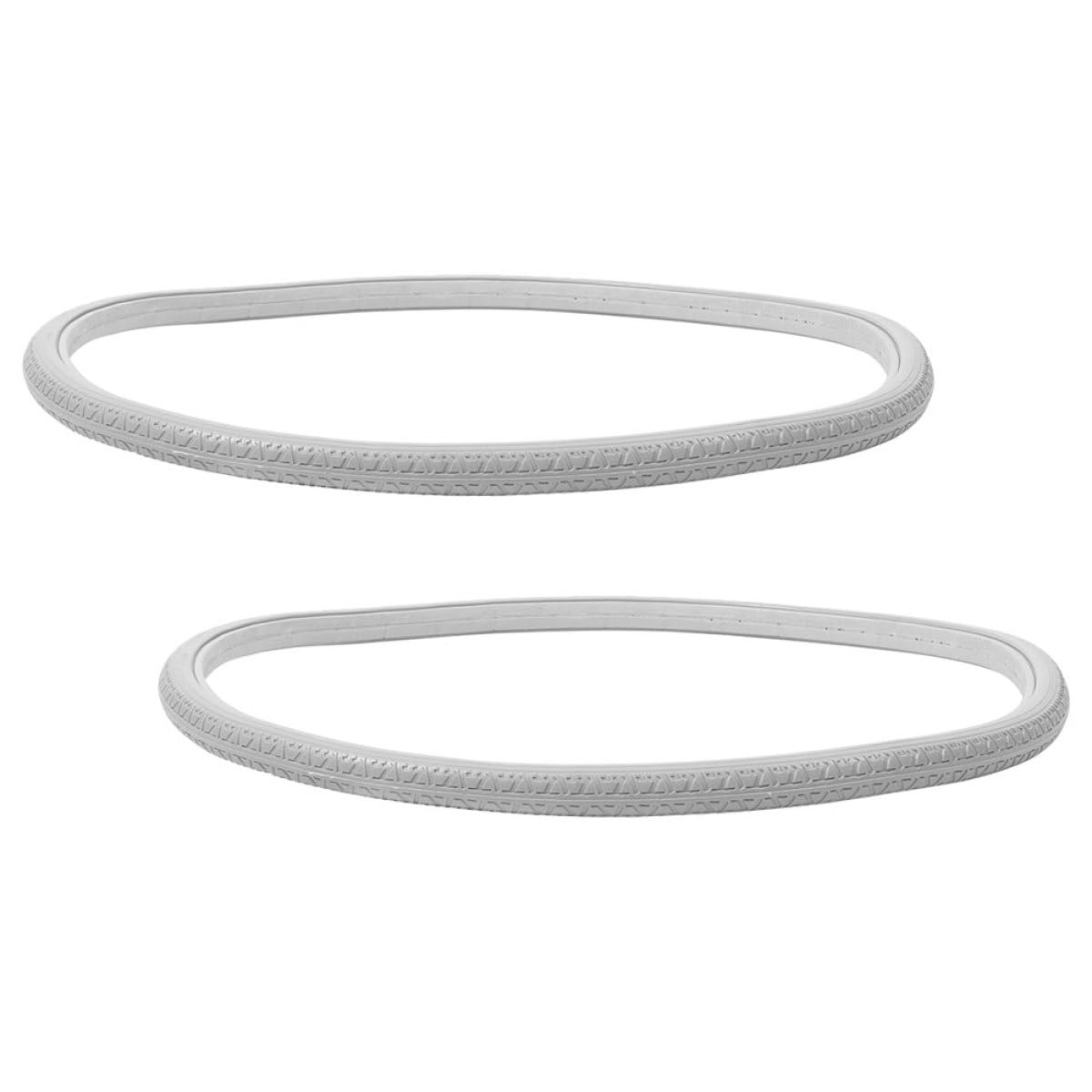 Accesorios Silla de Ruedas 2 Neumáticos de Pu para Silla de Ruedas, Repuesto Sólido Rodaje Estable, Uso Interior y Exterior