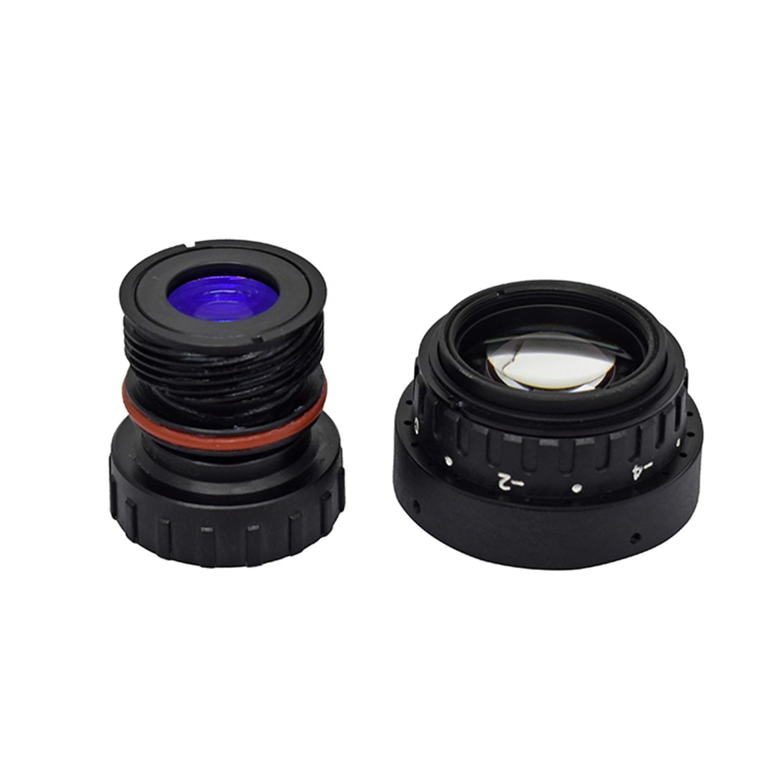 JVDDI Night Vision Goggles, Night Vision Optical System Eyepiece and Objective Lens Set for PVS14 PVS31