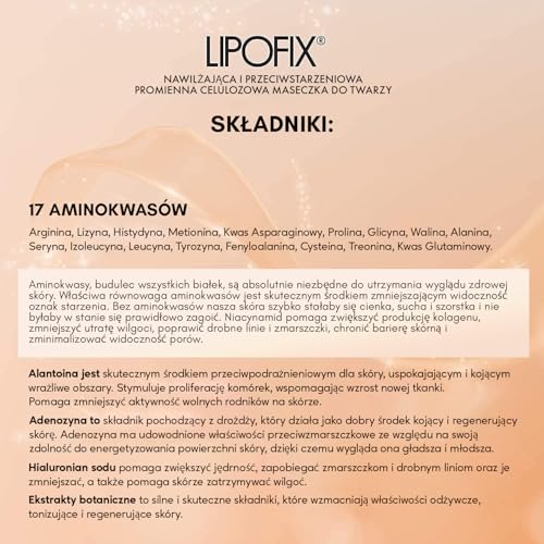 Maska Do Twarzy – Maska Liftingująca Z Biocelulozy Do Pielęgnacji Skóry – Nawilżające, Przeciwstarzeniowe, Rozjaśniające I Przeciwzmarszczkowe Maski Biokolagenowe Do Twarzy – 5 Masek