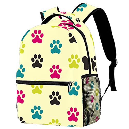 Sac à dos d'école pour adolescents et enfants avec porte-bouteille