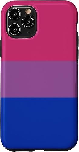 Funda de colores de la bandera del orgullo bisexual para iPhone 11 Pro