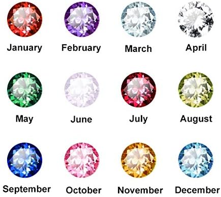 Miniatura 5 de YFN Collar con medallón de girasol de plata de ley con texto en inglés "You Are My Sunshine" con piedra natal grabada, regalo de cumpleaños para