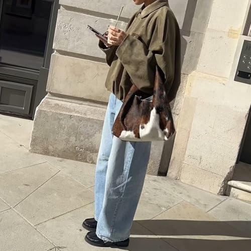 HUIQINGLI Women's Casual Lapel Faux Suede Cropped Jacket, Spring Lapel Pilot Coat Y2k Going Out Jackets Outerwear3