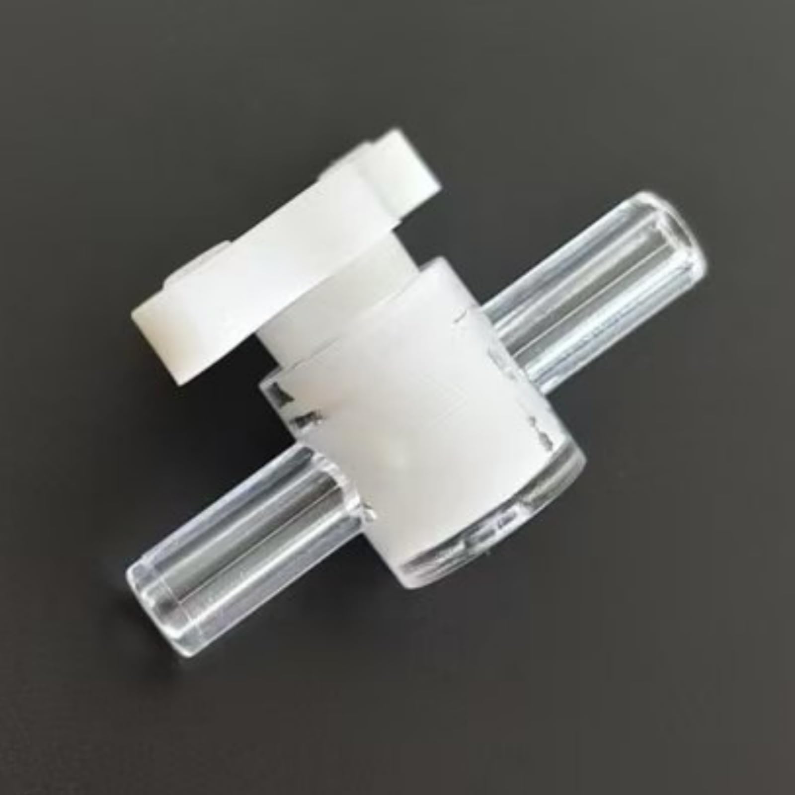 Válvula de plástico Luer Slip macho hembra de llave de paso de 2 vías for instrumentos analíticos de laboratorio 100 piezas