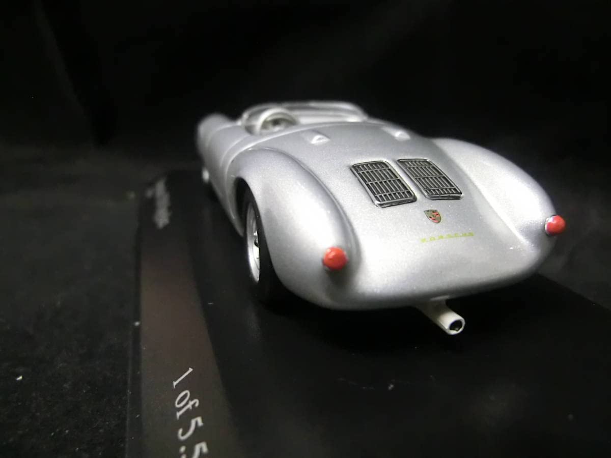 Amazon | 1/43 ポルシェ 550 スパイダー シルバー | ミニカー・ダイ