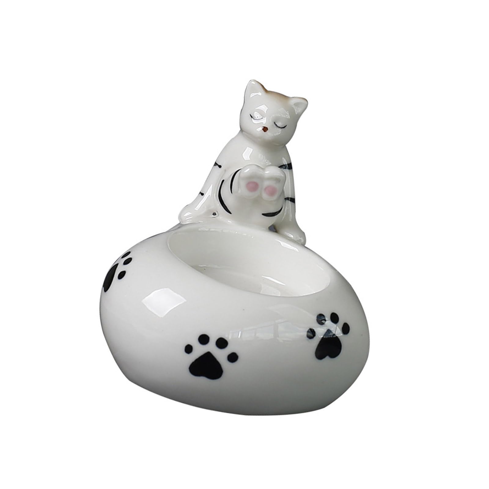 Tsophreniq Handicraftsman Ceramic Leopardine Plan Fragrant Flame Cup Permanent Scent Scattering Excellent Present for Beloveds Ceramic Cup