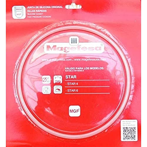 M MAGEFESA MAGEFESA Goma Olla Star 61 Blister, Caucho, Negro