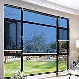 【Protection anti-UV】 Rideaux miroir à sens unique mis à niveau pour bloquer 95 % des rayons UV en été, ainsi que 85 % d'occultation.En hiver, il peut absorber environ 2 fois la chaleur du soleil des rideaux ordinaires pour résoudre et améliorer la température froide à l'intérieur.Augmentation ou diminution maximale 8-14℃